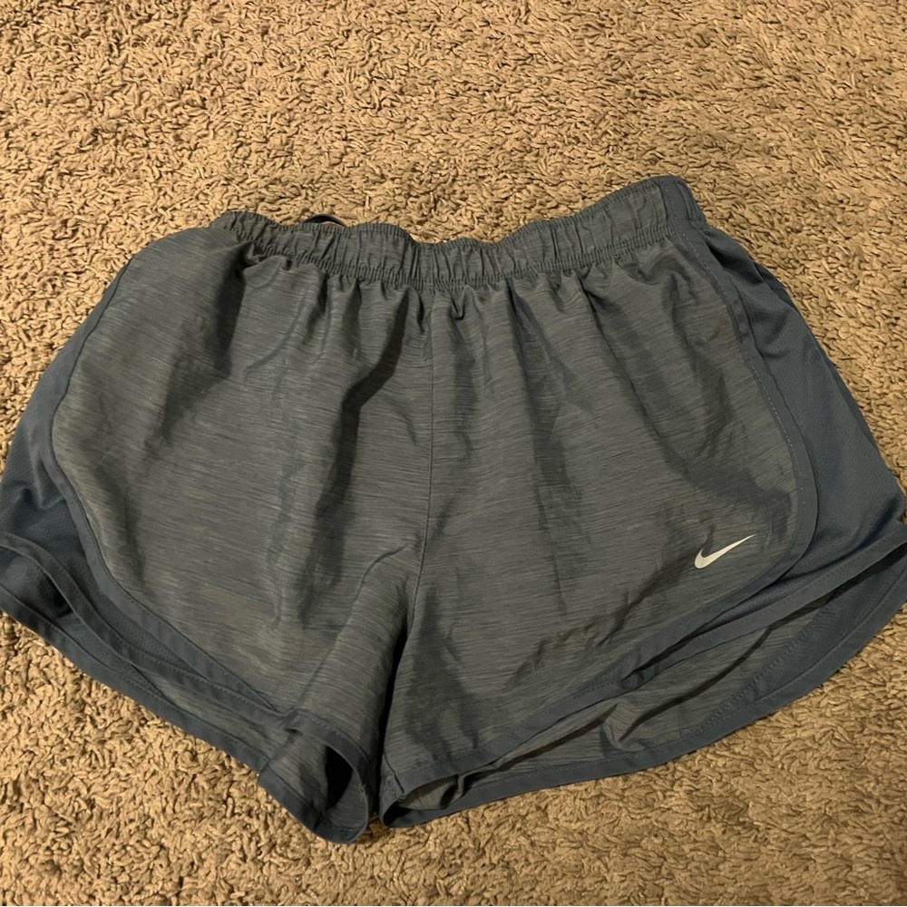 Blue Nike shorts